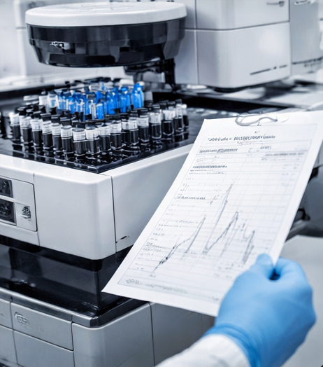 Potency testing laboratory equipment and analysis